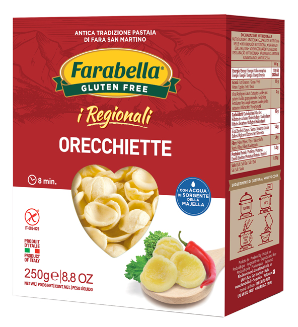 FARABELLA ORECCHIETTE I REGIONALI PASTA FRESCA STABILIZZATA 250 G - Okfarmacia