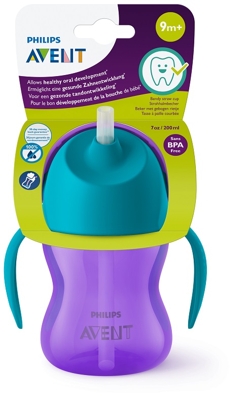 AVENT TAZZA CON CANNUCCIA FLESSIBILE DA 200ML 9 MESI+ - Okfarmacia