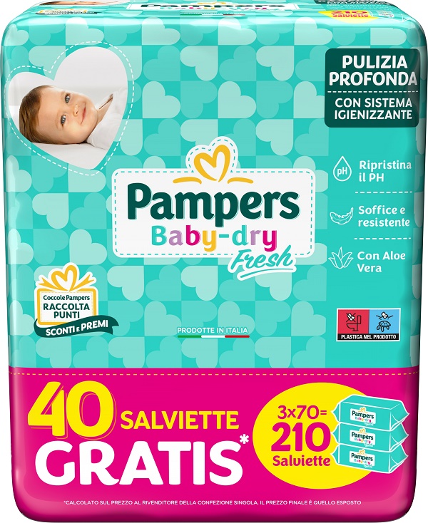 BABY FRESH FORMULA ESCLUSIVA 210 PEZZI - Okfarmacia