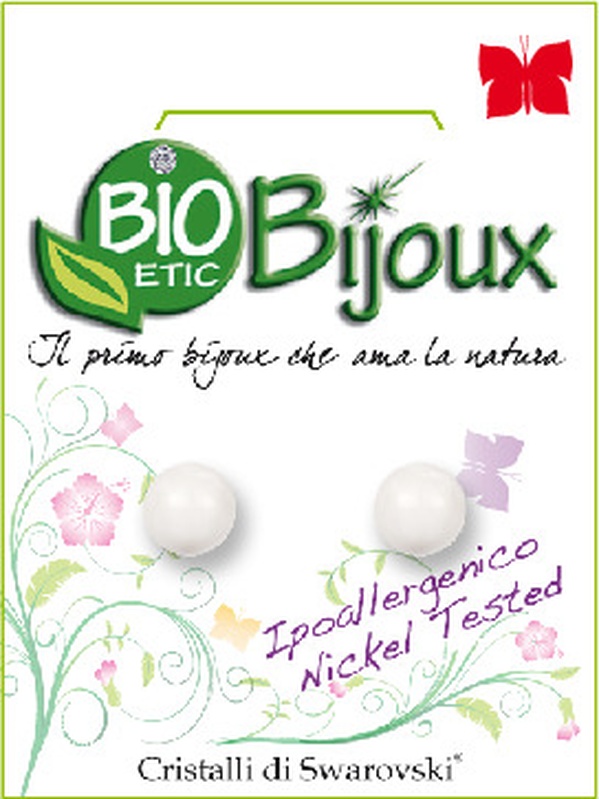 ORECCHINO PERLA WHITE 6 MM - Okfarmacia