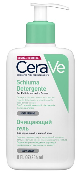 CERAVE SCHIUMA VISO 236 ML - Okfarmacia