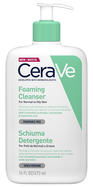 CERAVE SCHIUMA DETERGENTE VISO 473 ML - Okfarmacia