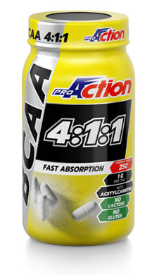 PROACTION BCAA 411 250 COMPRESSE - Okfarmacia