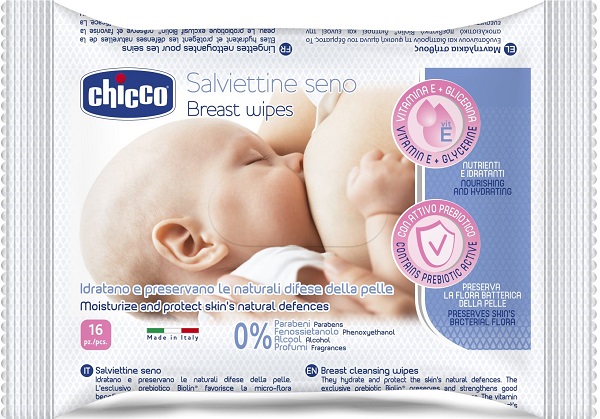CHICCO SALVIETTE DETERGENTI PER IL SENO 16 PEZZI - Okfarmacia