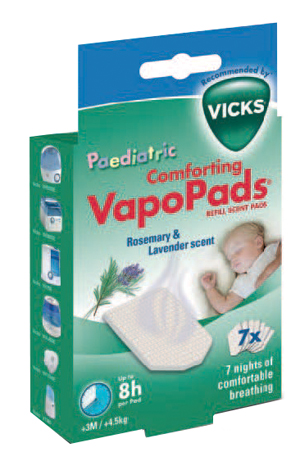 VICKS VAPOPADS ROSEMARY & LAVENDER SCENTE 7 PEZZI - Okfarmacia