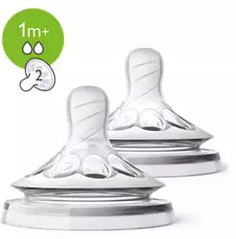AVENT 2 TETTARELLE NATURAL FLUSSO LENTO 2 FORI - Okfarmacia