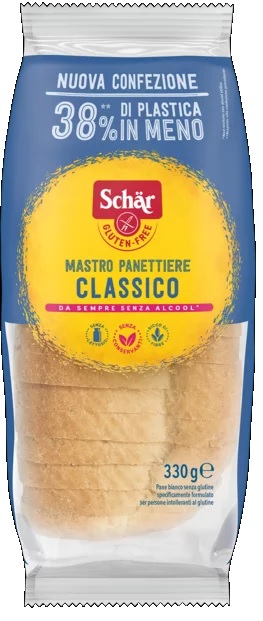 SCHAR CLASSICO DEL MASTRO PANETTIERE PANE BIANCO SENZA LATTOSIO 330 G - Okfarmacia
