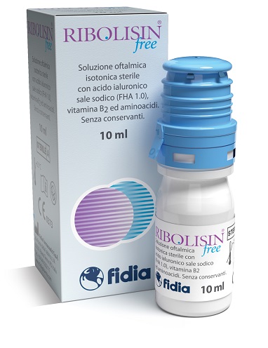 COLLIRIO SOLUZIONE OFTALMICA RIBOLISIN FREE 10 ML - Okfarmacia