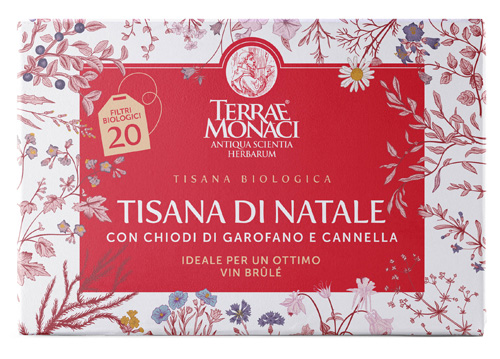 TERRAE MONACI TISANA DI NATALE TISANA BIOLOGICA 20 FILTRI - Okfarmacia