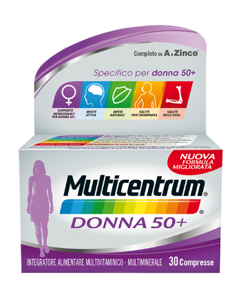MULTICENTRUM DONNA 50+ 60 COMPRESSE - Okfarmacia
