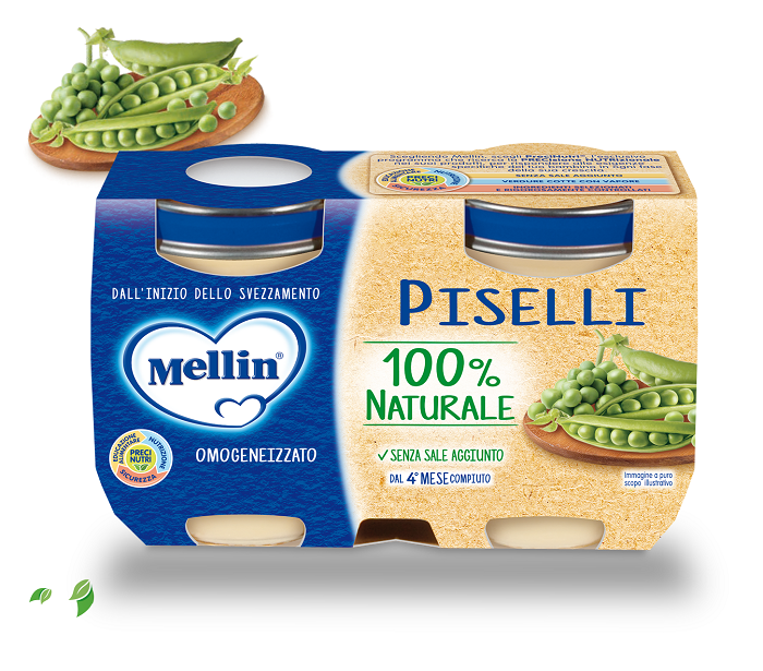OMOGENEIZZATO PISELLI 2 X 125 G - Okfarmacia