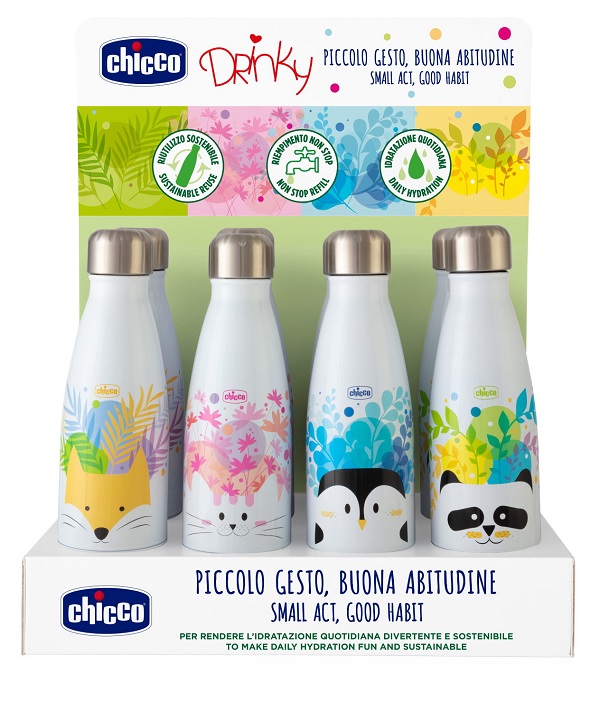 CHICCO BORRACCIA INOX 350 ML - Okfarmacia