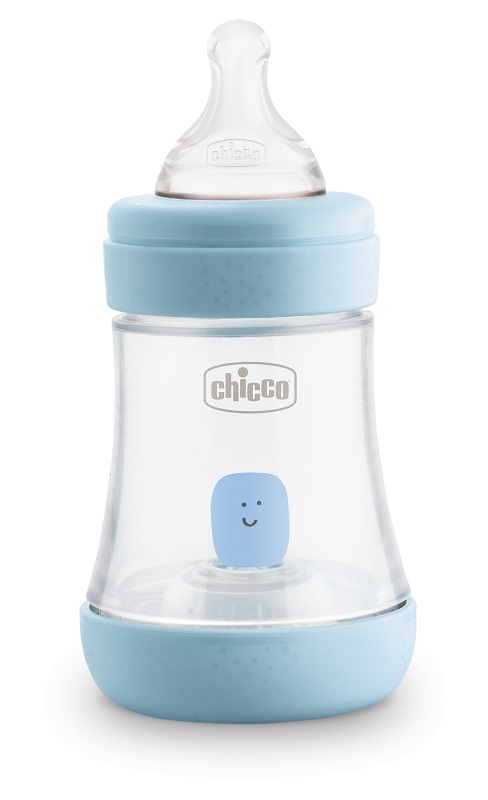 CHICCO BIBERON PERFECT 5 BOY 150 ML IN SILICONE 1 FORO - Okfarmacia