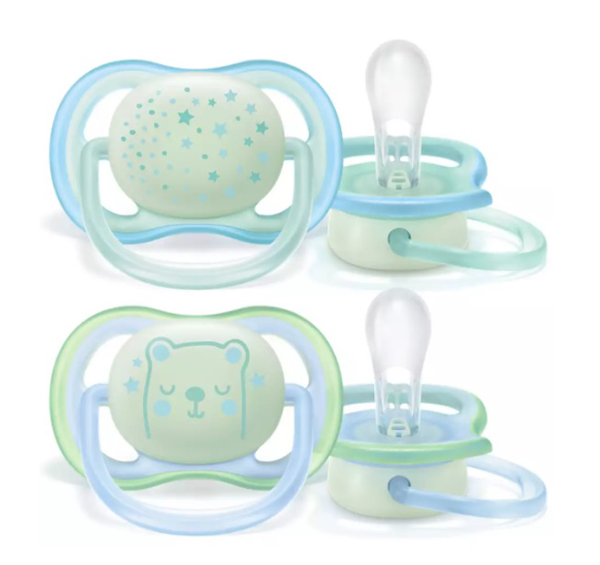 AVENT SUCCHIETTO ULTRA AIR NIGHT 0-6 MESI 2 PEZZI - Okfarmacia