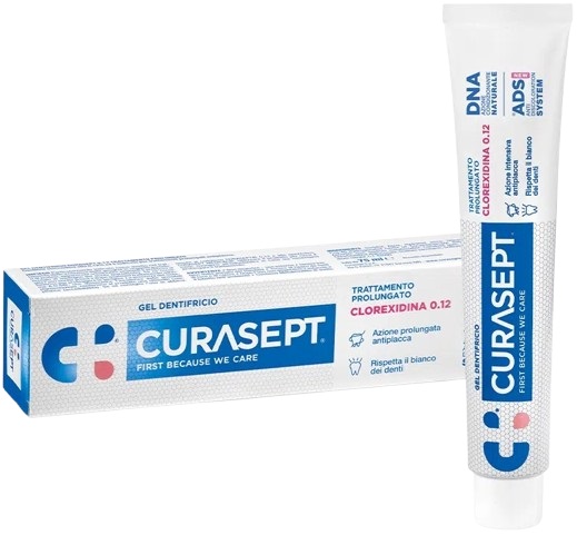 CURASEPT DENTIFRICIO 0,12 75 ML ADS+DNA - Okfarmacia