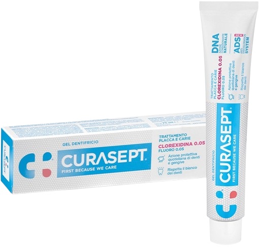 CURASEPT DENTIFRICIO 0,05 75 ML ADS+DNA - Okfarmacia