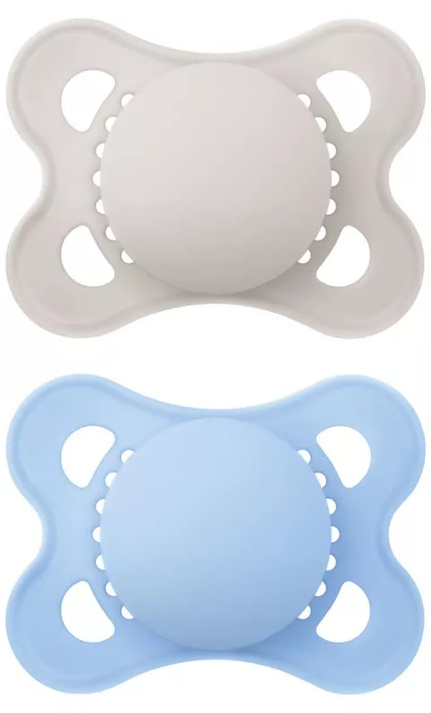 MAM SUCCHIETTO ORIGINAL 2-6 MESI SILICONE MASCHIO 2 PEZZI - Okfarmacia
