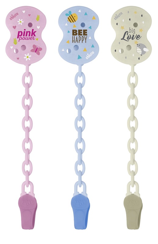 CHICCO CLIP CON CATENELLA MIXED COLORS NEW 2020 - Okfarmacia