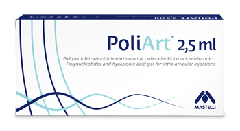 SIRINGA INTRA-ARTICOLARE PRERIEMPITA POLIART 2,5ML POLINUCLEOTIDI 10MG/ML E ACIDO IALURONICO 10MG/ML 2,5 ML - Okfarmacia