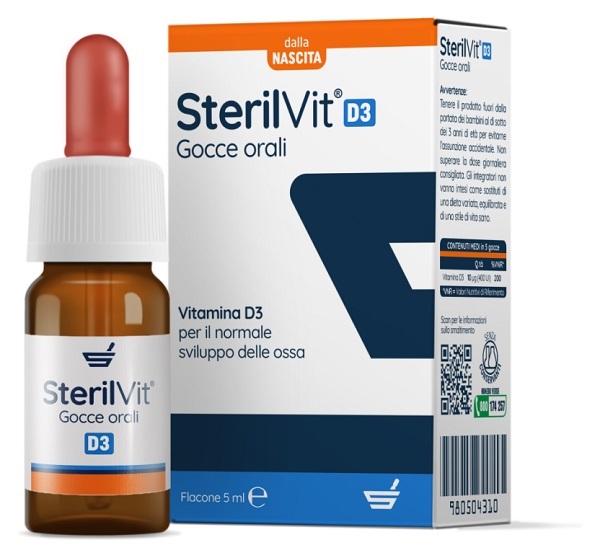 STERILVIT D3 GOCCE 5 ML - Okfarmacia
