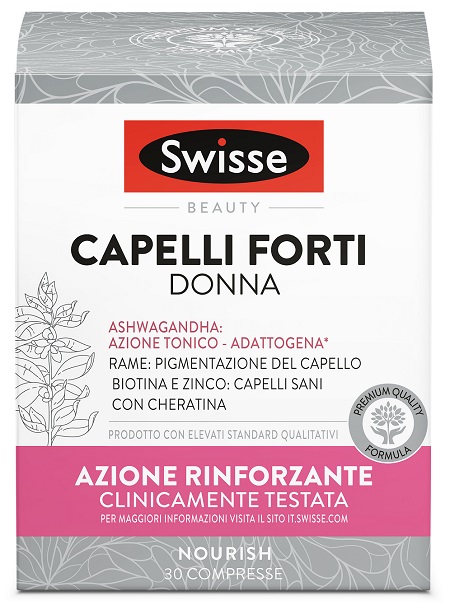 SWISSE CAPELLI FORTI DONNA 30 COMPRESSE - Okfarmacia