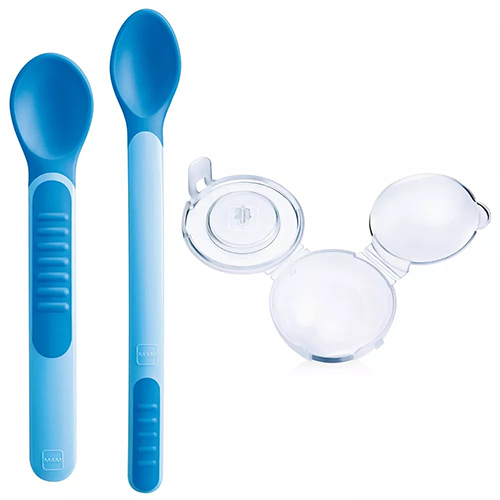 MAM HEAT SENSITIVE SPOONS & COVER 6+ MASCHIO - Okfarmacia