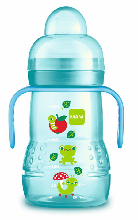 MAM TRAINER 220 ML 4+ BECCUCCIO SOFT SILICONE MASCHIO - Okfarmacia