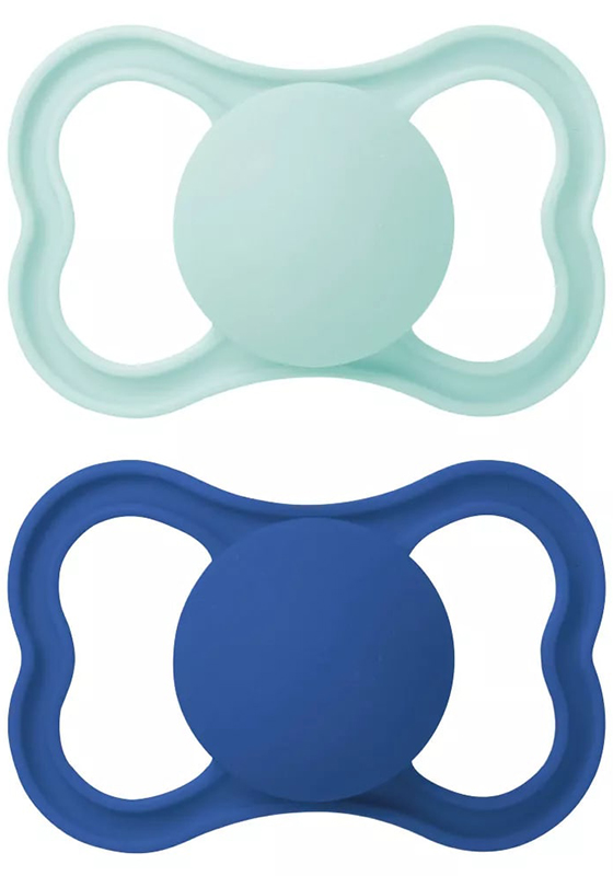 MAM AIR SUCCHIETTO 16+ MESI SILICONE MASCHIO 2 PEZZI - Okfarmacia