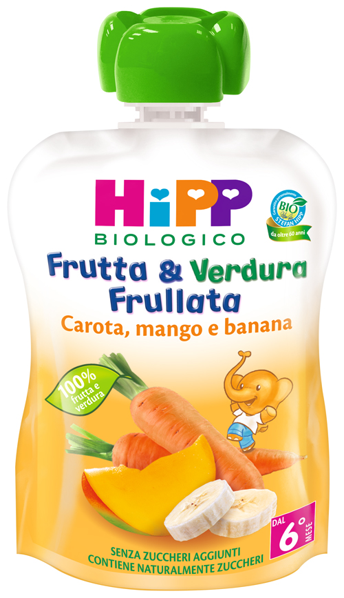 HIPP BIO FRUTTA & VERDURA CAROTA MANGO BANANA 90 G - Okfarmacia