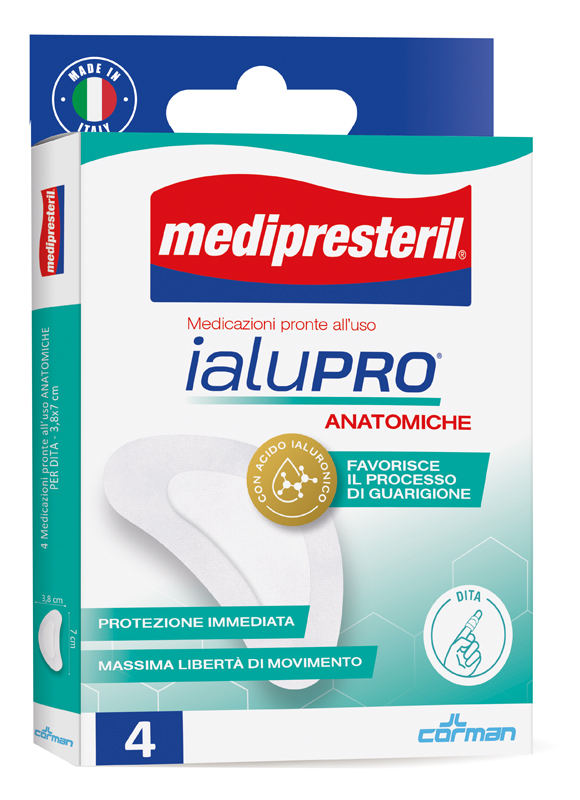 MEDIPRESTERIL IALUPRO DITA 3,8X7 CM 4 PEZZI - Okfarmacia