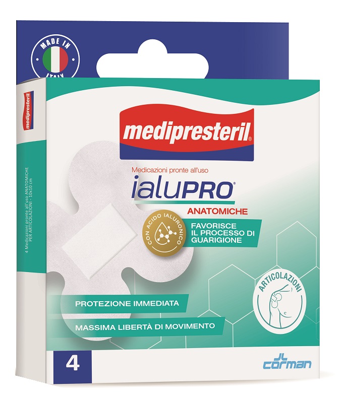 MEDIPRESTERIL IALUPRO ARTICOLAZIONI 10X10 CM 4 PEZZI - Okfarmacia