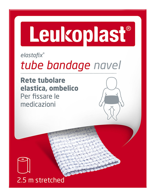 BENDA RETE ELASTOFIX LEUKOPLAST OMBELICO 2,50 M - Okfarmacia