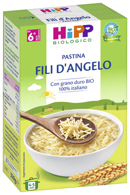 HIPP BIO PASTINA FILI D'ANGELO 320 G - Okfarmacia