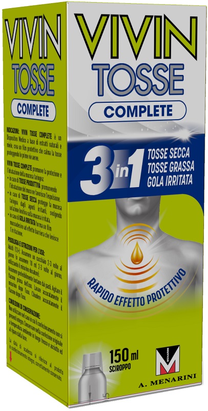VIVIN TOSSE COMPLETE SCIROPPO PER TOSSE 150 ML - Okfarmacia
