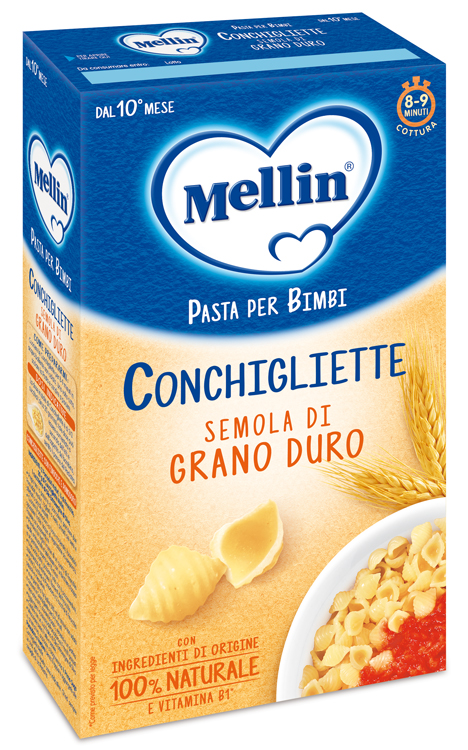 MELLIN CONCHIGLIETTE 100% GRANO DURO 280 G - Okfarmacia