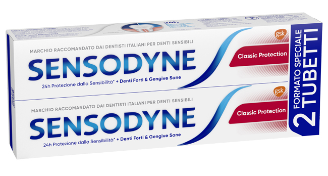 SENSODYNE CLASSICO PROTECTION 2 X 75 ML - Okfarmacia