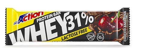 PROACTION WHEY BAR CIOCCO AMARENA 45 G - Okfarmacia