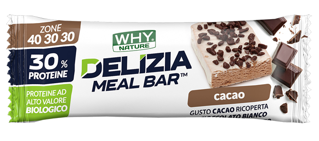 WHYNATURE DELIZIA MEAL BAR CACAO 50 G - Okfarmacia