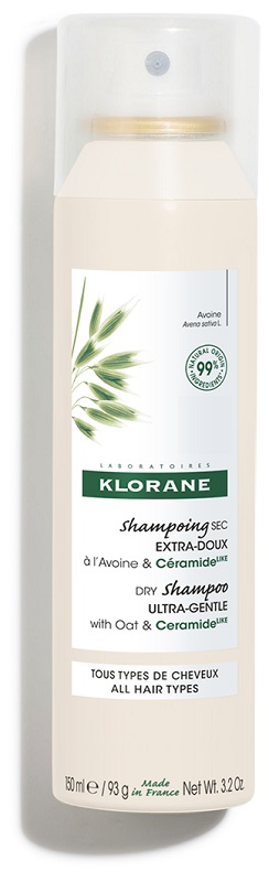 KLORANE SHAMPOO SECCO EXTRA DELICATO AVENA&CERAMIDE TUTTI I TIPI DI CAPELLI SPRAY 150 ML - Okfarmacia