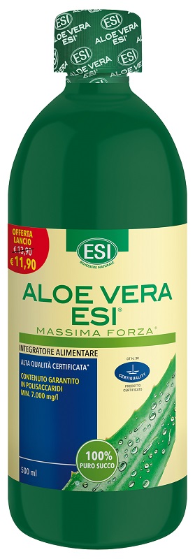 ESI ALOE VERA SUCCO MASSIMA FORZA 500 ML OFFERTA - Okfarmacia