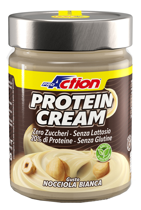 PROACTION PROTEIN CREAM NOCCIOLA BIANCA 300 G - Okfarmacia