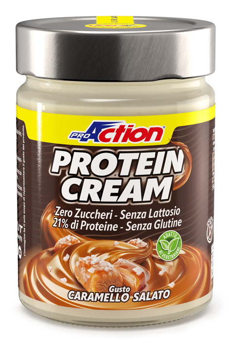 PROACTION PROTEIN CREAM CARAMELLO 300 G - Okfarmacia