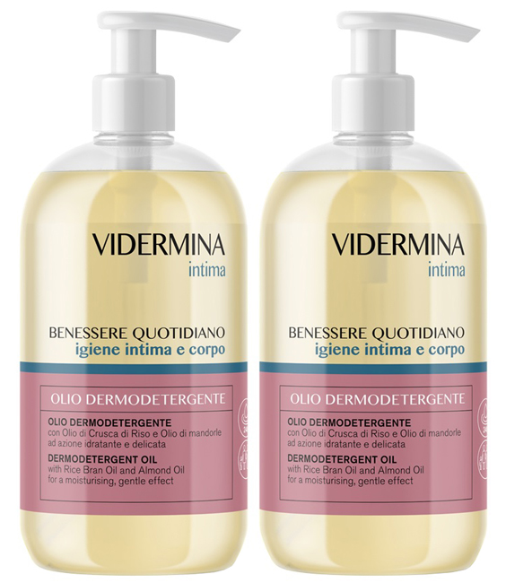 VIDERMINA INTIMO OLIO DETERGENTE BIPACK 500 ML - Okfarmacia