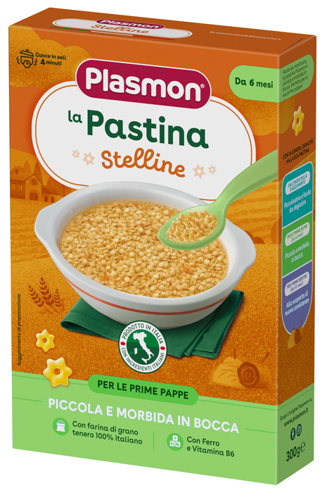 PLASMON PASTA STELLINE 300 G - Okfarmacia